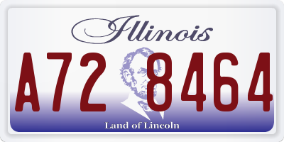 IL license plate A728464