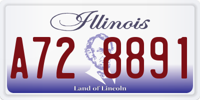 IL license plate A728891