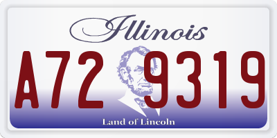 IL license plate A729319