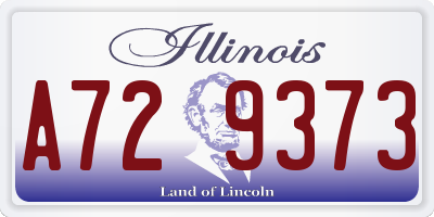 IL license plate A729373