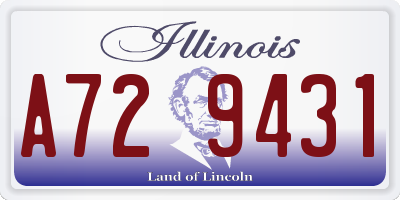 IL license plate A729431