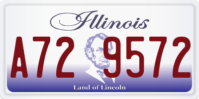IL license plate A729572