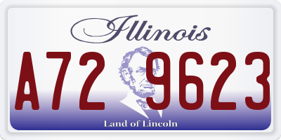 IL license plate A729623