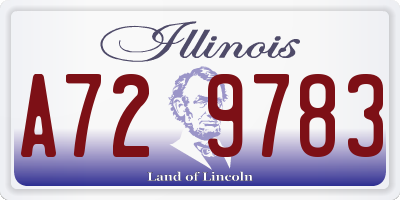 IL license plate A729783