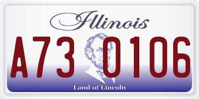 IL license plate A730106