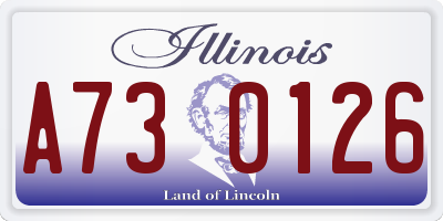 IL license plate A730126