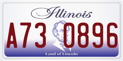 IL license plate A730896