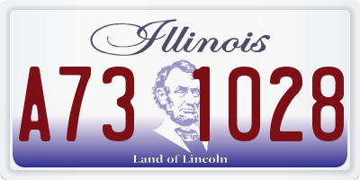 IL license plate A731028