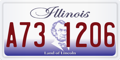 IL license plate A731206