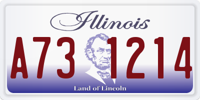 IL license plate A731214