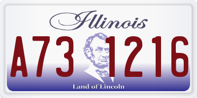 IL license plate A731216