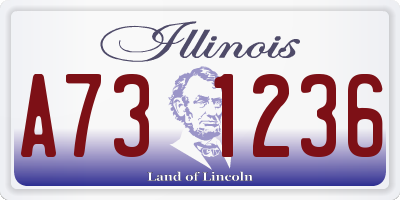 IL license plate A731236