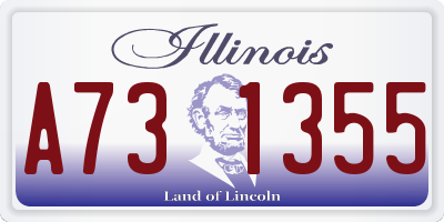 IL license plate A731355
