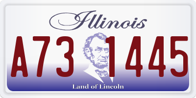 IL license plate A731445