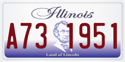 IL license plate A731951