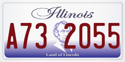 IL license plate A732055
