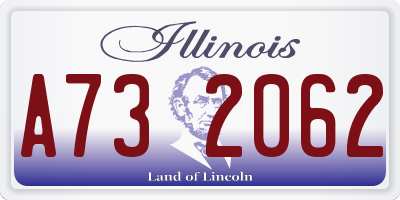 IL license plate A732062
