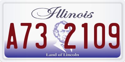 IL license plate A732109