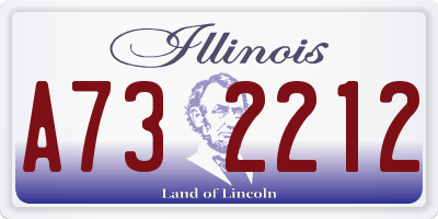 IL license plate A732212