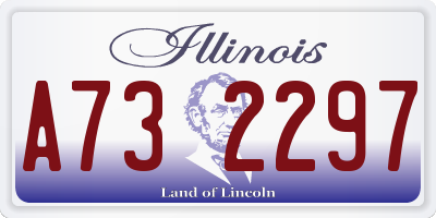 IL license plate A732297