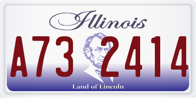 IL license plate A732414