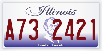 IL license plate A732421