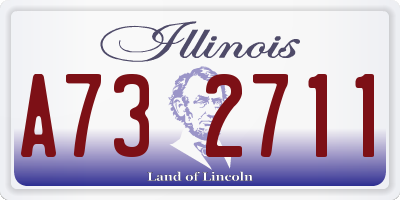 IL license plate A732711