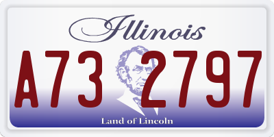 IL license plate A732797