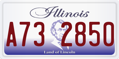 IL license plate A732850