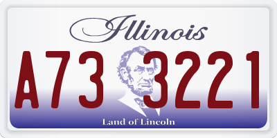 IL license plate A733221
