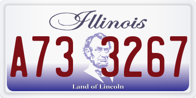 IL license plate A733267