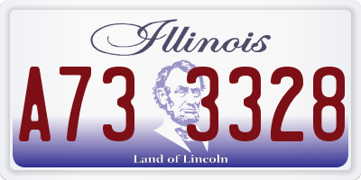 IL license plate A733328