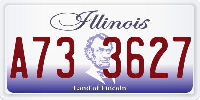 IL license plate A733627