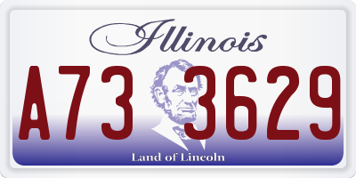 IL license plate A733629