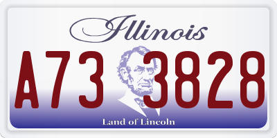 IL license plate A733828