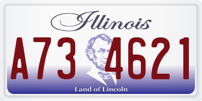 IL license plate A734621