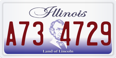 IL license plate A734729