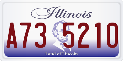 IL license plate A735210