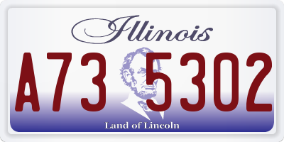 IL license plate A735302