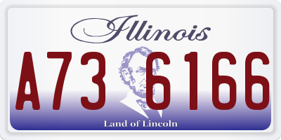 IL license plate A736166