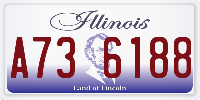 IL license plate A736188