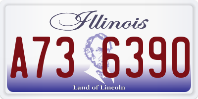 IL license plate A736390