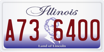 IL license plate A736400