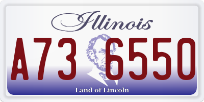 IL license plate A736550