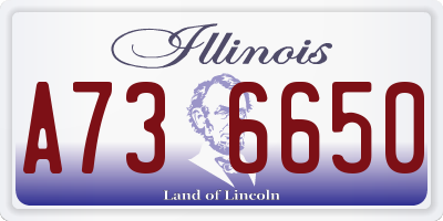 IL license plate A736650