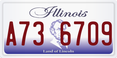 IL license plate A736709