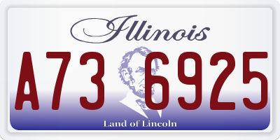 IL license plate A736925