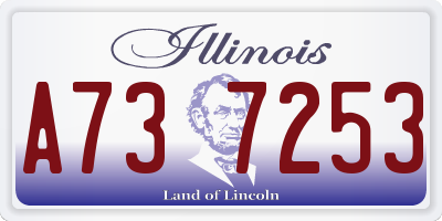 IL license plate A737253
