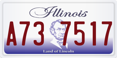 IL license plate A737517