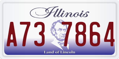 IL license plate A737864